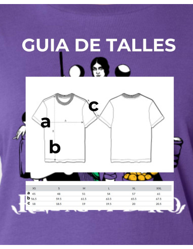 CAMISETA REMANGU Y PODERÍO MORADA