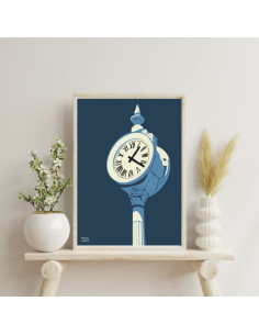 LÁMINA RELOJ JARDINES DE LA REINA 2