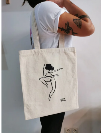 TOTE MUJER BAILANDO