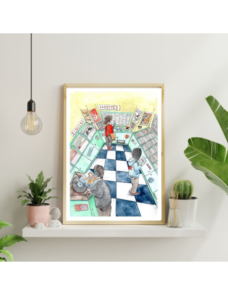 LÁMINA RECORD STORE