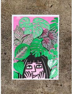 LÁMINA CHICA CON PLANTAS 2