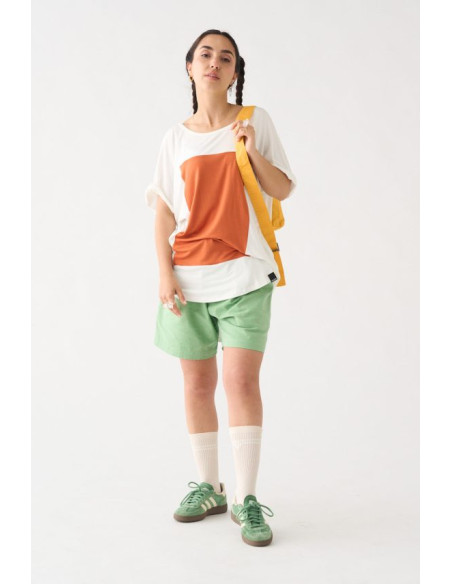 CAMISETA QUADRITERAL MARFIL BRICK