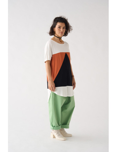 CAMISETA AEQUILATERUS MARFIL BRICK