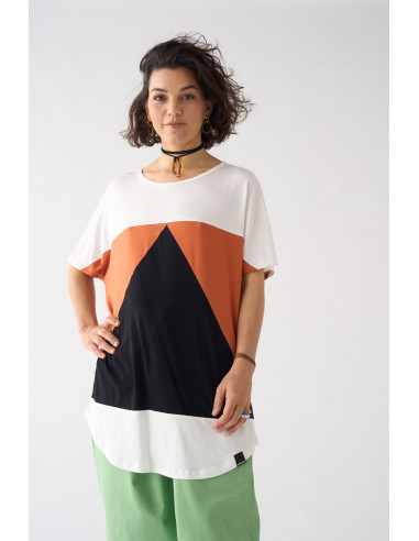 CAMISETA AEQUILATERUS MARFIL BRICK