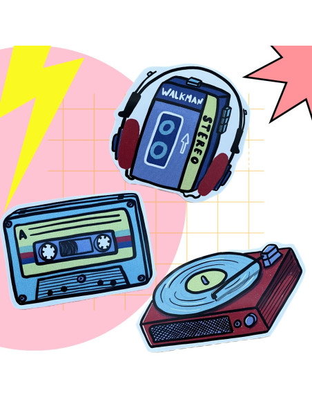 PACK DE PEGATINAS MUSIC LOVER