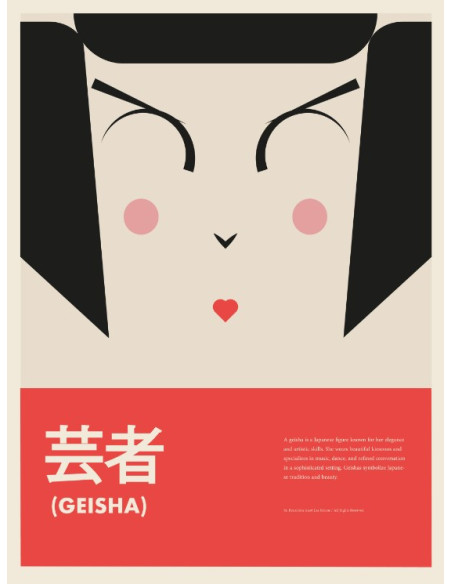 LÁMINA GEISHA