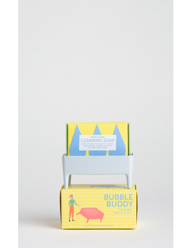 Jabonera de plástico reciclado lavanda