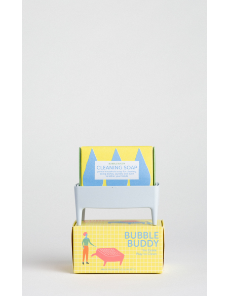 Jabonera de plástico reciclado lavanda