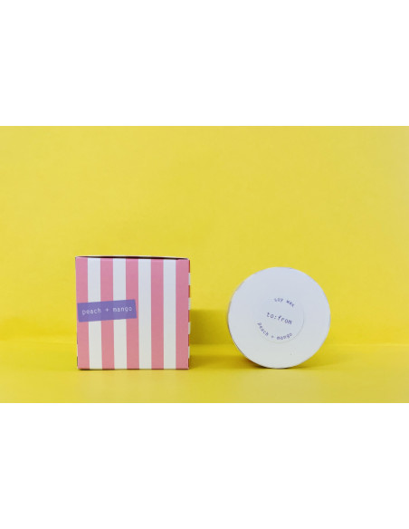VELA NATURAL MELOCOTÓN Y MANGO