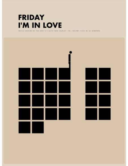 LÁMINA FRIDAY I´M IN LOVE