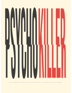 LÁMINA PSYCHO KILLER 2