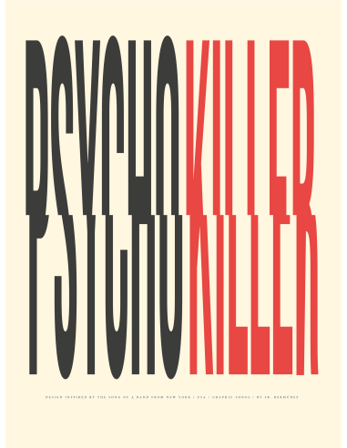 LÁMINA PSYCHO KILLER