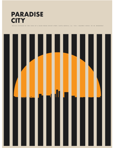 LÁMINA PARADISE CITY