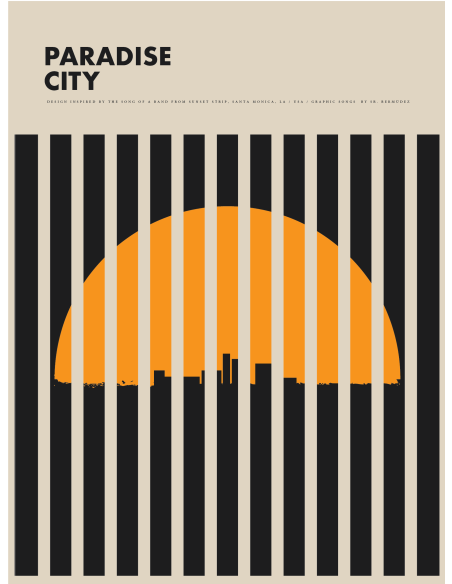 LÁMINA PARADISE CITY