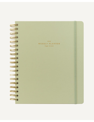 AGENDA 17 MESES BIG SIZE SAGE VERDE