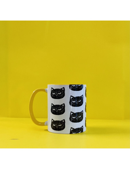 TAZA GATETE NEGRO