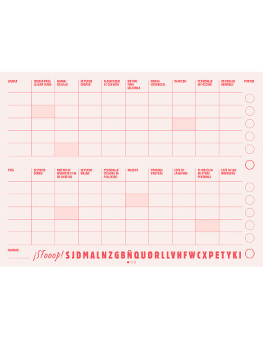 STOP, El juego de las palabras