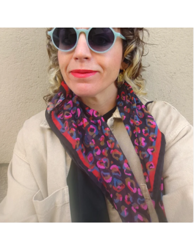 PAÑUELO MEDIANO ZARVAJE NEGRO