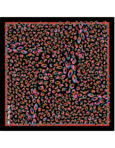 PAÑUELO MEDIANO ZARVAJE NEGRO