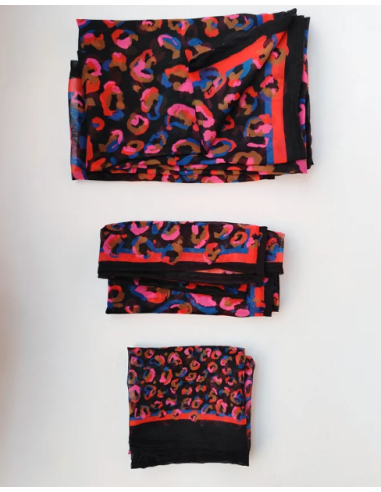 PAÑUELO MEDIANO ZARVAJE NEGRO