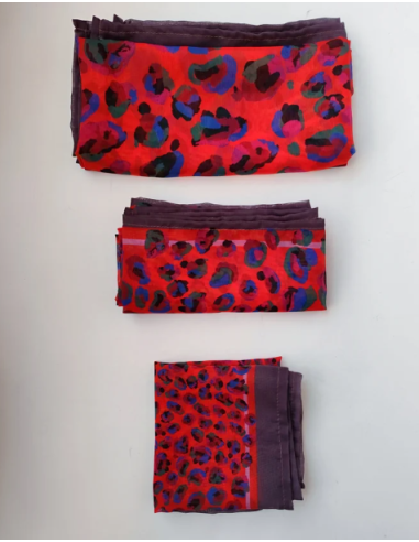 PAÑUELO MEDIANO ZARVAJE ROJO