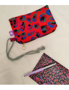 POUCH ESTUCHE ZARVAJE ROJO