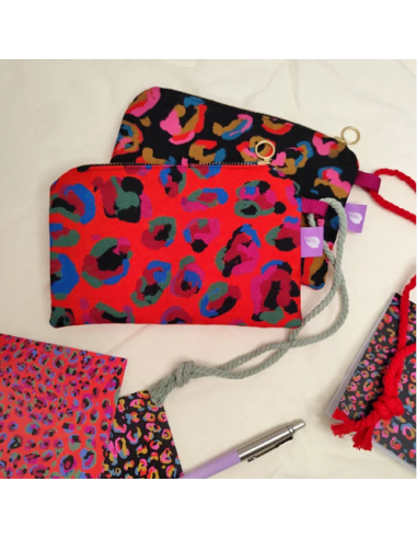 POUCH ESTUCHE ZARVAJE ROJO