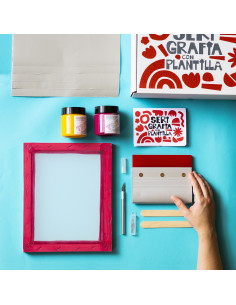 KIT SERIGRAFÍA CON PLANTILLAS 2