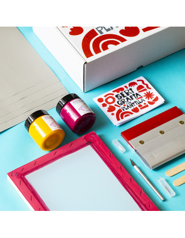 KIT SERIGRAFÍA CON PLANTILLAS