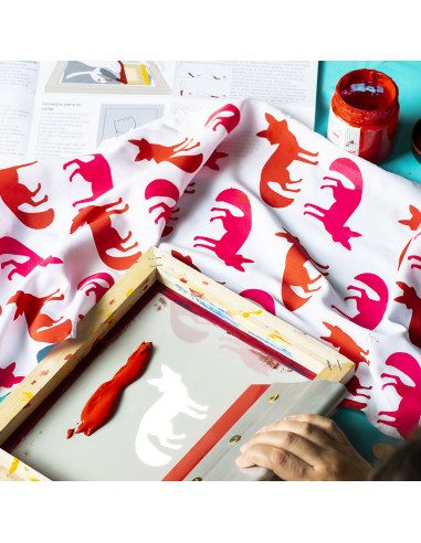 KIT SERIGRAFÍA CON PLANTILLAS