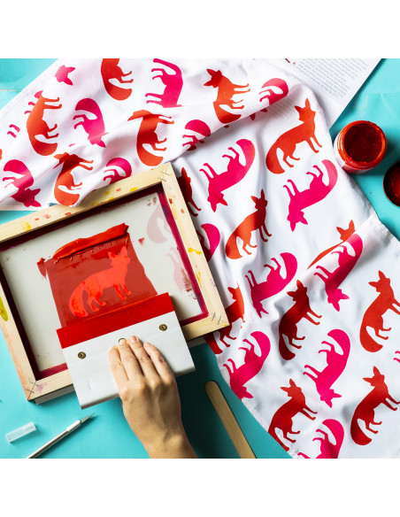 KIT SERIGRAFÍA CON PLANTILLAS