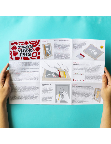 KIT SERIGRAFÍA CON PLANTILLAS