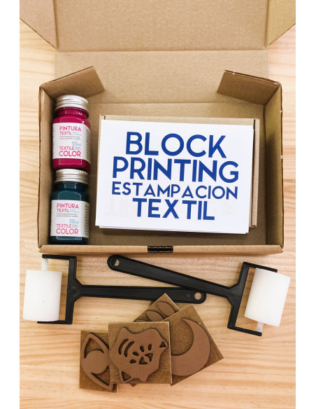 KIT ESTAMPACIÓN TEXTIL FOLK