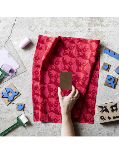 KIT ESTAMPACIÓN TEXTIL FOLK