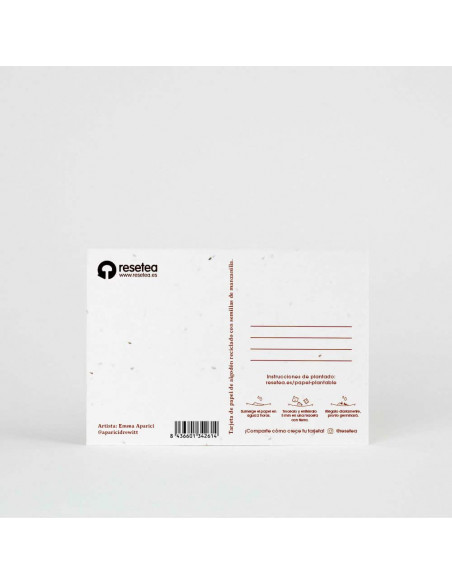 POSTAL PLANTABLE LOS DESEOS QUE SE PLANTAN SE CUMPLEN