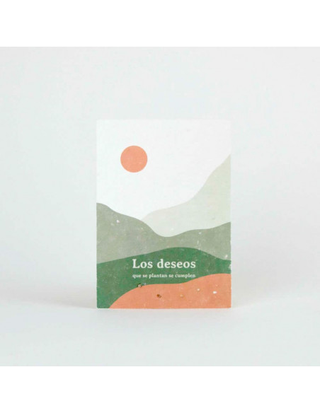 POSTAL PLANTABLE LOS DESEOS QUE SE PLANTAN SE CUMPLEN