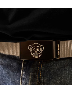 CINTURON LOCO MONKY BEIGE 2