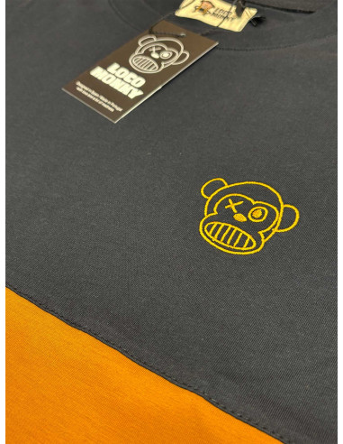 CAMISETA PURO LOCO MOSTAZA