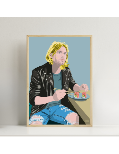 LÁMINA KURT COBAIN