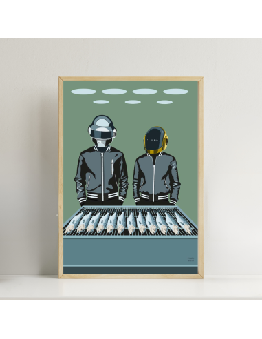 LÁMINA DAFT PUNK