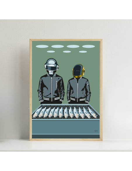 LÁMINA DAFT PUNK