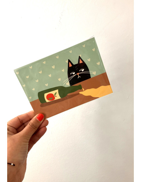 POSTAL SIDRA DERRAMADA