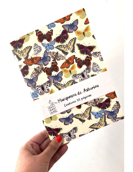 CUADERNO MARIPOSAS DE ASTURIAS