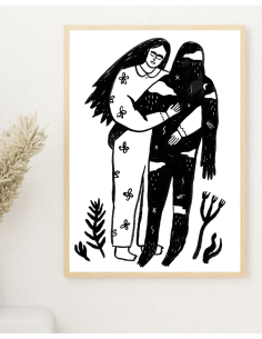 LÁMINA TODOS LOS ABRAZOS DE LA NOCHE