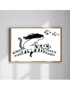 LÁMINA TIGRE VOLADOR