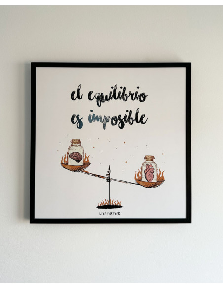 LÁMINA EL EQUILIBRIO ES IMPOSIBLE