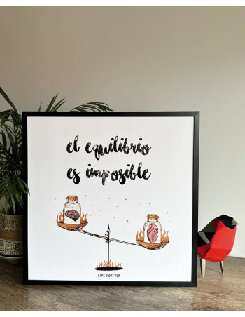 LÁMINA EL EQUILIBRIO ES IMPOSIBLE