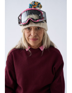 SUDADERA UNISEX GRANATE