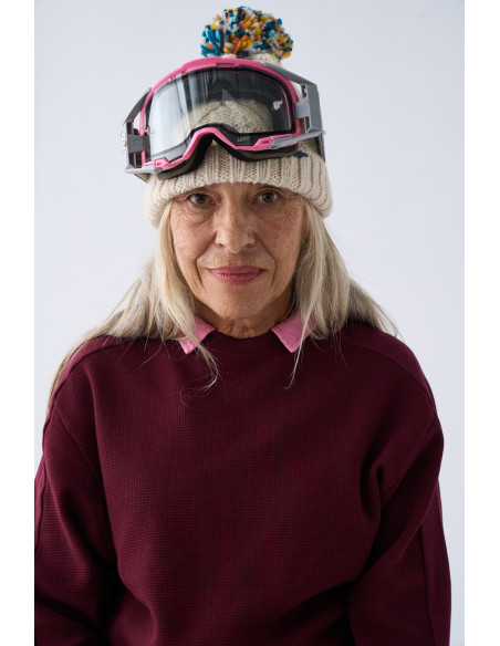 SUDADERA UNISEX GRANATE