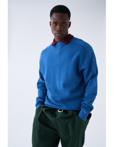 SUDADERA UNISEX AZUL